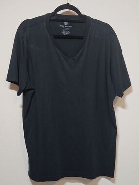 Mack Weldon 2XL Navy Blue   V-Neck Tee
